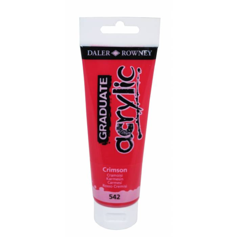 Ακρυλικό χρώμα Daler Rowney Crimson 120ml 542