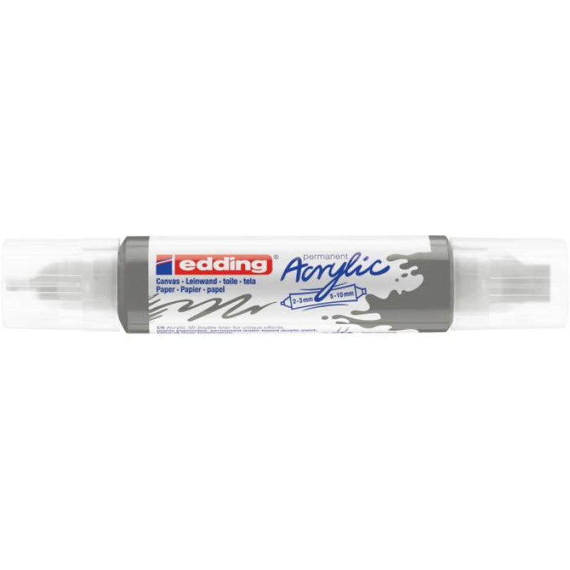 Ακρυλικός μαρκαδόρος edding 5400 2-3mm/5-10mm Anthracite