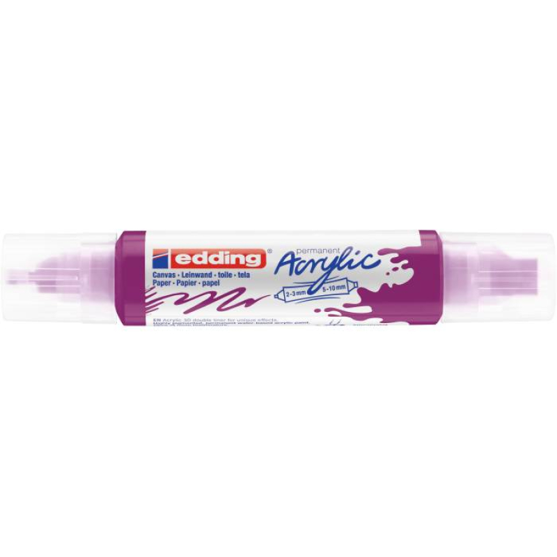 Ακρυλικός μαρκαδόρος edding 5400 2-3mm/5-10mm Berry