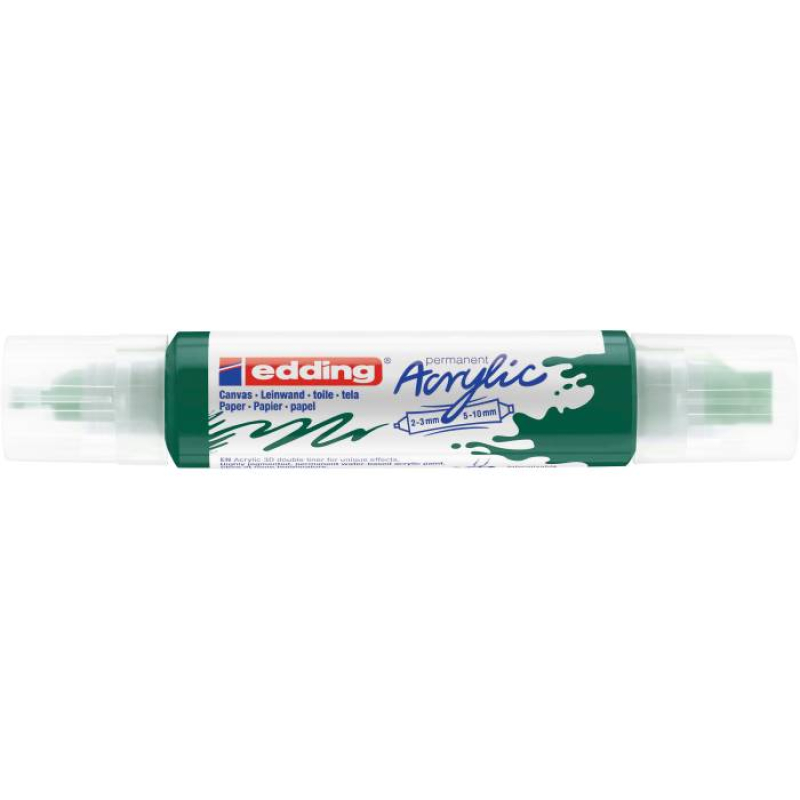Ακρυλικός μαρκαδόρος edding 5400 2-3mm/5-10mm Moss Green