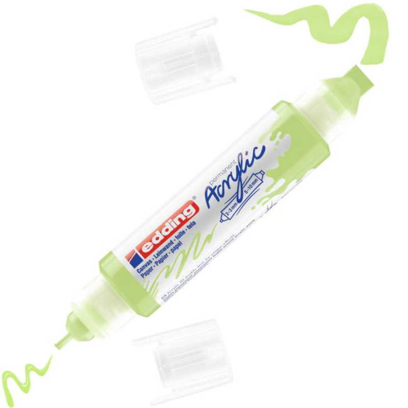 Ακρυλικός μαρκαδόρος edding 5400 2-3mm/5-10mm Pastel Green