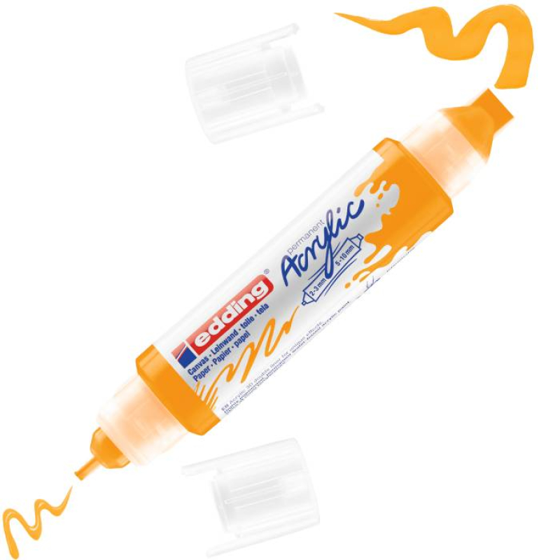 Ακρυλικός μαρκαδόρος edding 5400 2-3mm/5-10mm Sunny Yellow