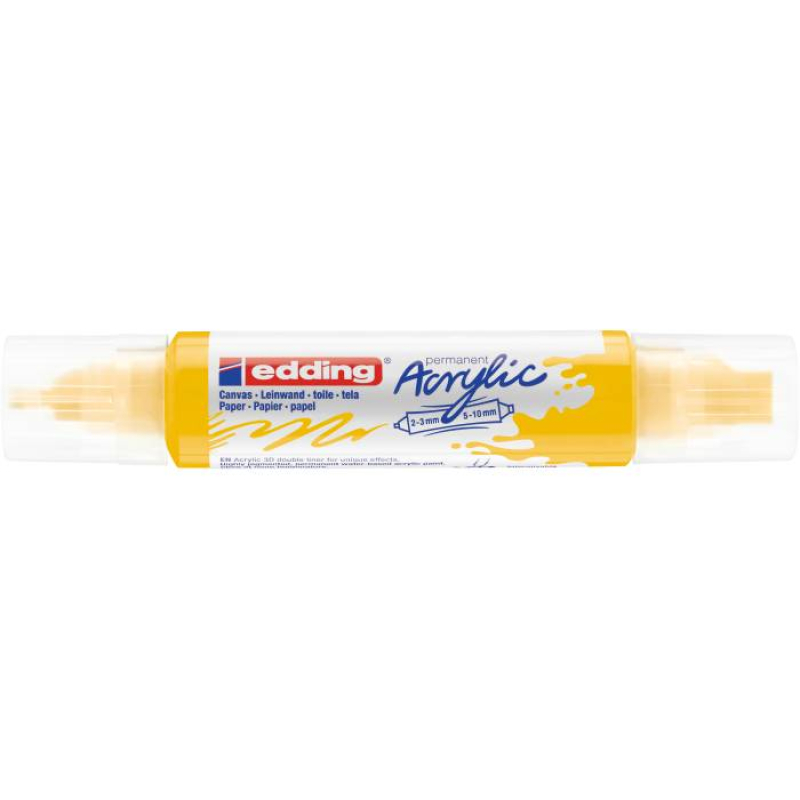Ακρυλικός μαρκαδόρος edding 5400 2-3mm/5-10mm Traffic Yellow