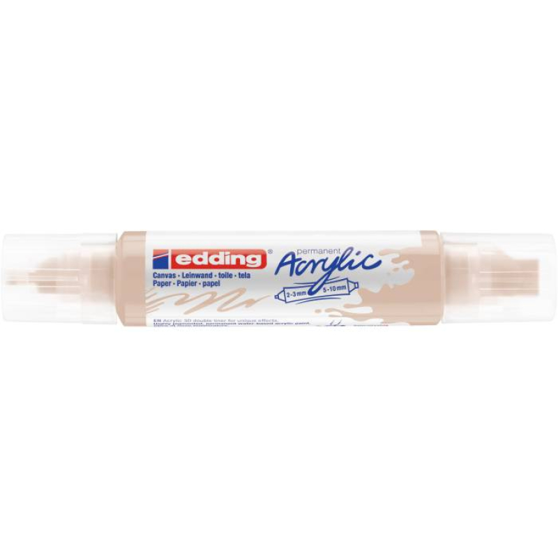 Ακρυλικός μαρκαδόρος edding 5400 2-3mm/5-10mm Warm Beige