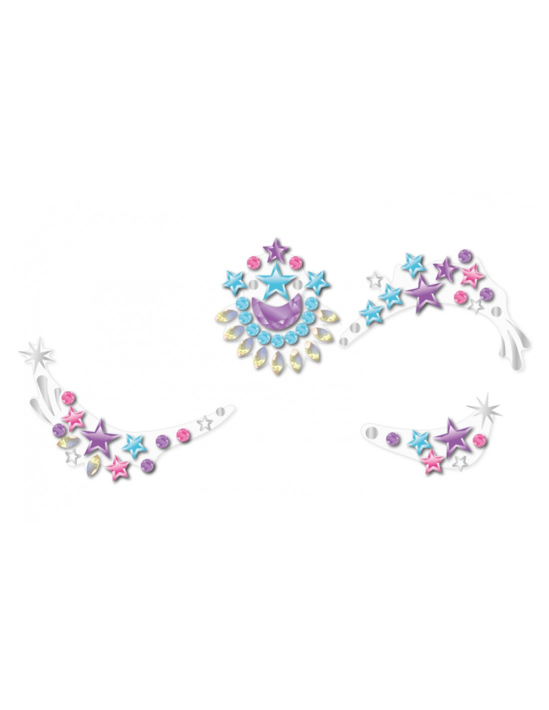 Αυτοκόλλητα προσώπου Avenir Gems-Stars