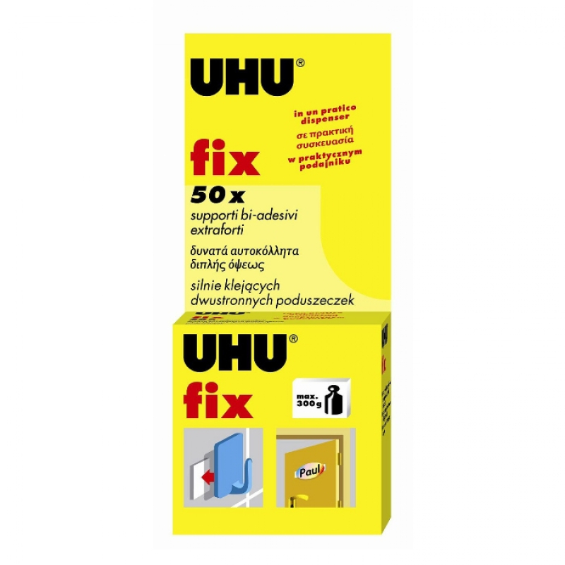 Αυτοκόλλητα UHU fix δυνατα διπλής όψεως