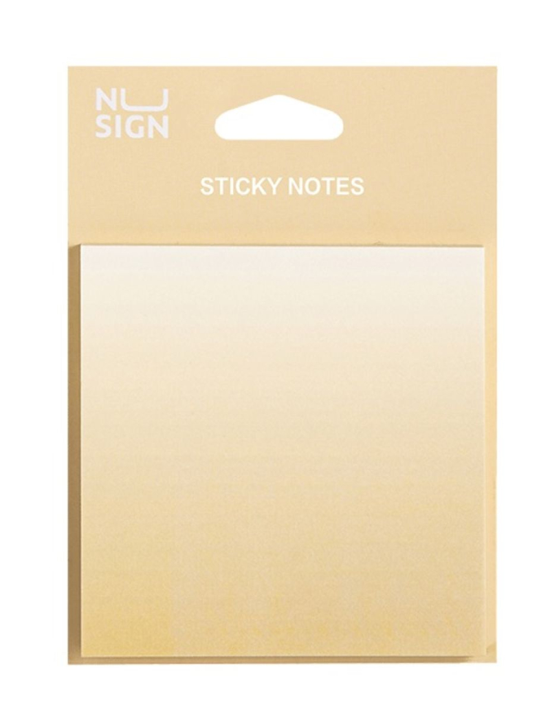 Αυτοκόλλητα χαρτάκια Deli Ombre Blister 74x74mm 60φ Κίτρινο