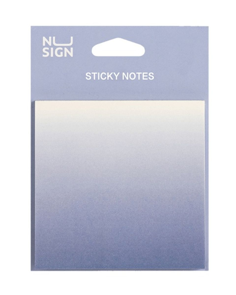 Αυτοκόλλητα χαρτάκια Deli Ombre Blister 74x74mm 60φ Μωβ