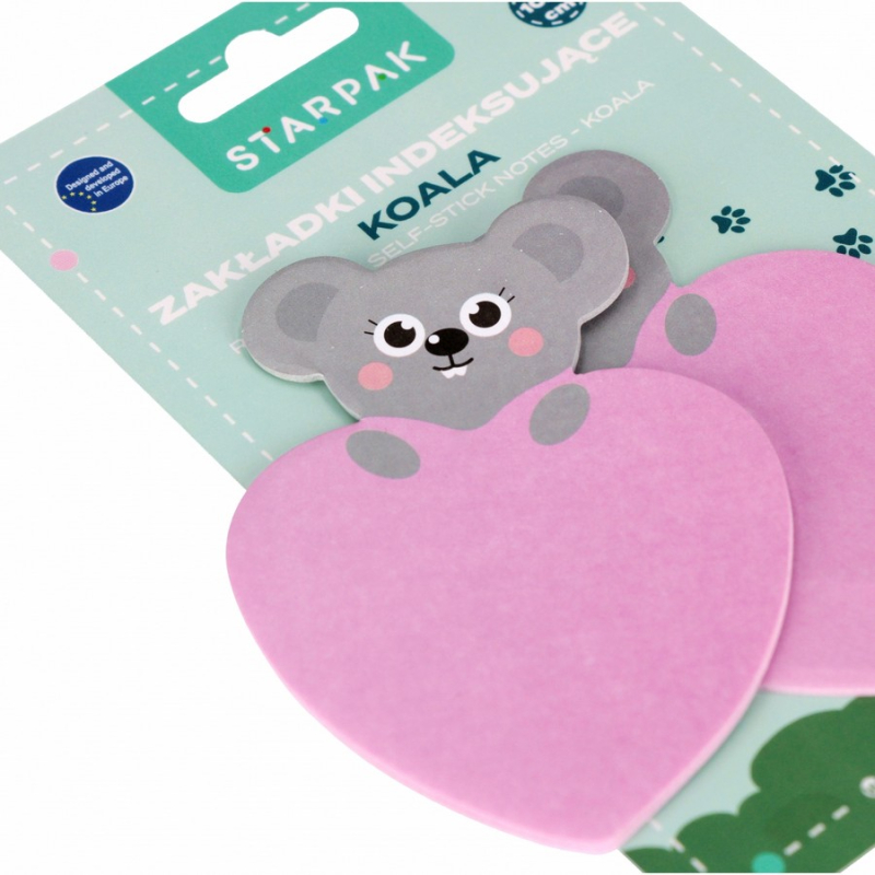 Αυτοκόλλητα χαρτάκια Koala 10x7cm 25 τεμ