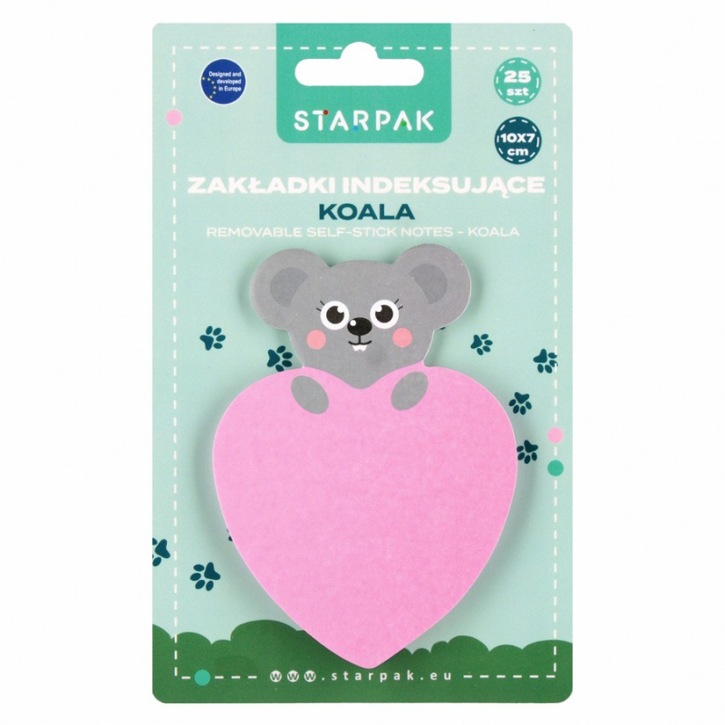 Αυτοκόλλητα χαρτάκια Koala 10x7cm 25 τεμ