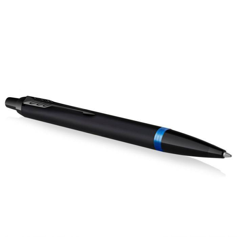Ballpoint Parker IM Acromatic Marine Blue Vibrant Ring BT