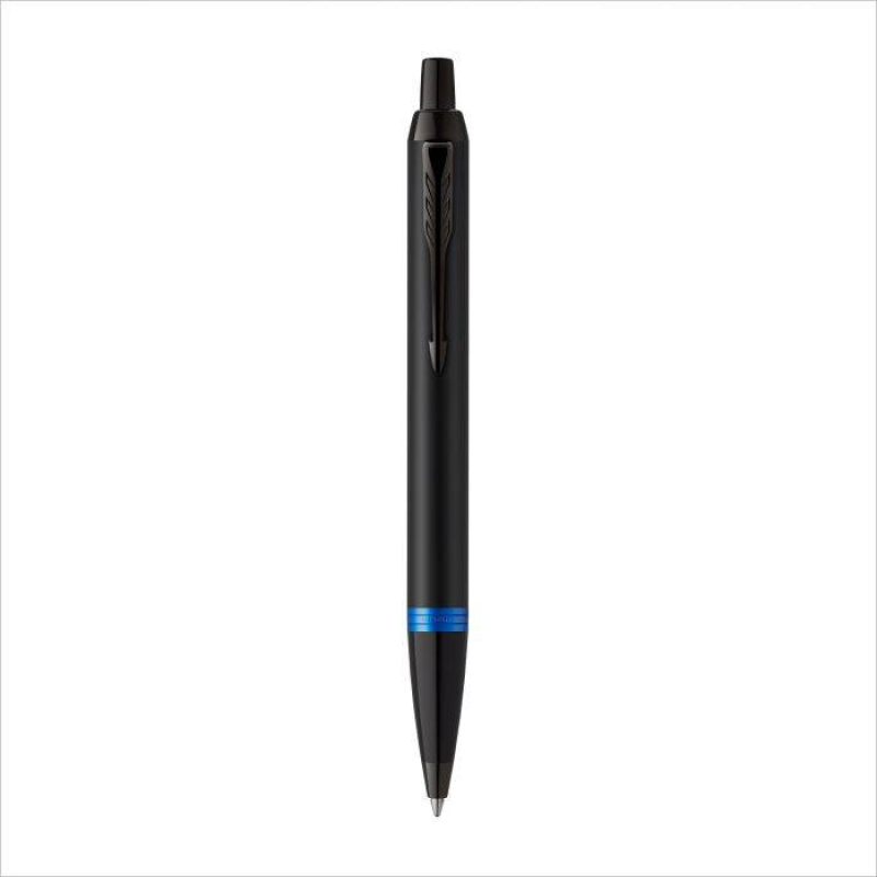 Ballpoint Parker IM Acromatic Marine Blue Vibrant Ring BT