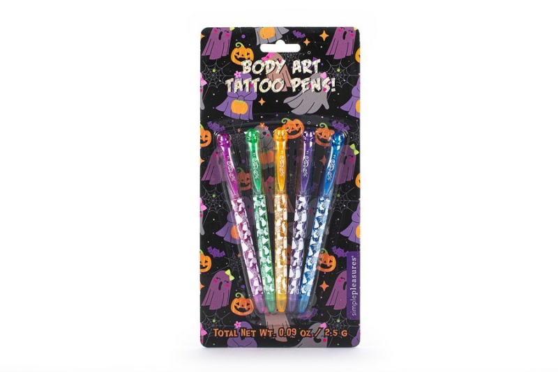 Body Art Pens Tri-Coastal Black Ghosts 5 τεμ