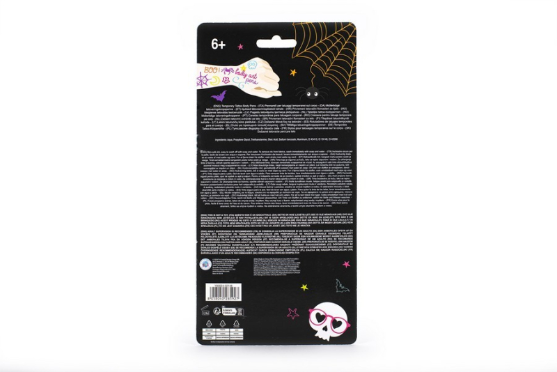 Body Art Pens Tri-Coastal Black Ghosts 5 τεμ