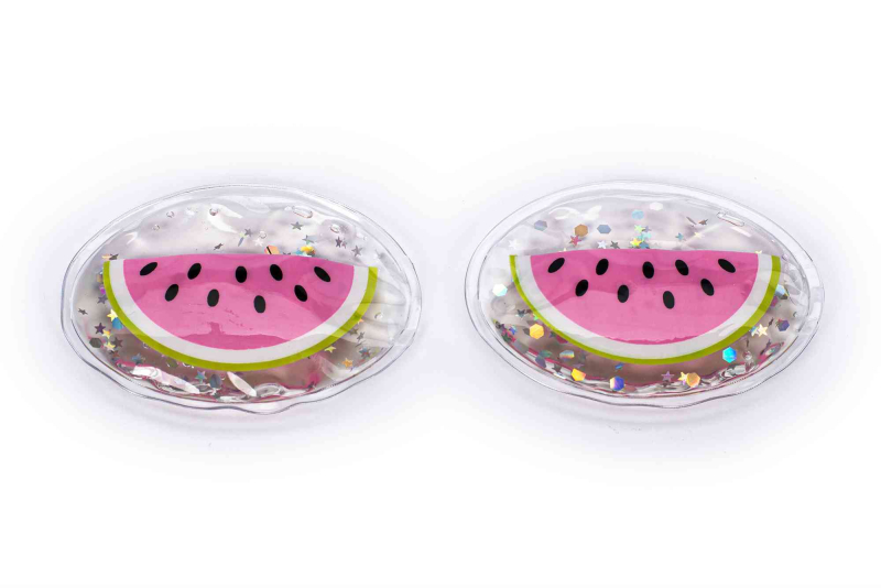 Cooling Eye Pads Reusable Tri-Coastal Watermelon