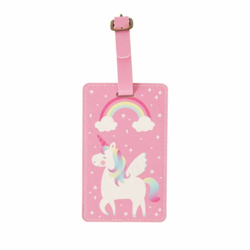 Ετικέτα αποσκευών Sass & Belle Rainbow Unicorn