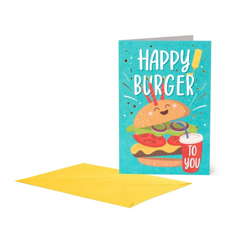 Ευχετήρια Κάρτα γενεθλίων Legami Burger