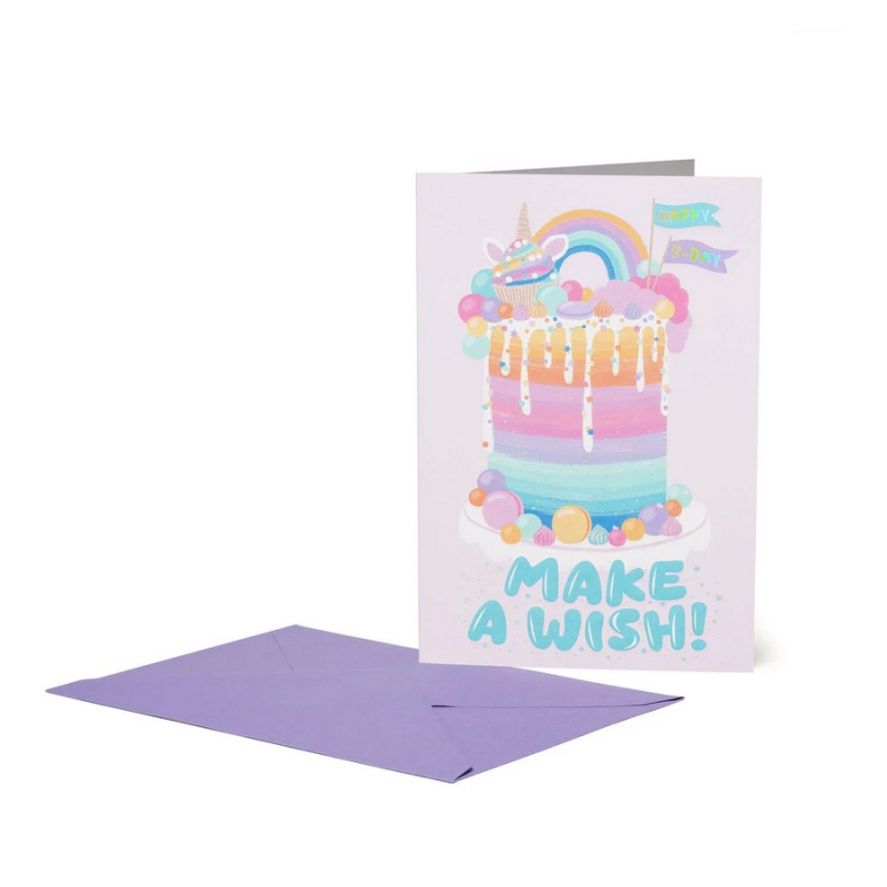 Ευχετήρια Κάρτα γενεθλιών Legami Unicorn Cake