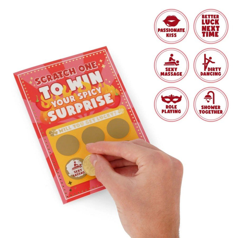 Ευχετήρια Κάρτα Legami Scratch reveal To Win your Spicy Surprise 12.5x17.5 cm