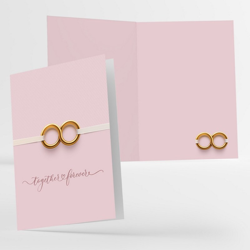 Ευχετήρια κάρτα Typotrust Γάμου Together Forever
