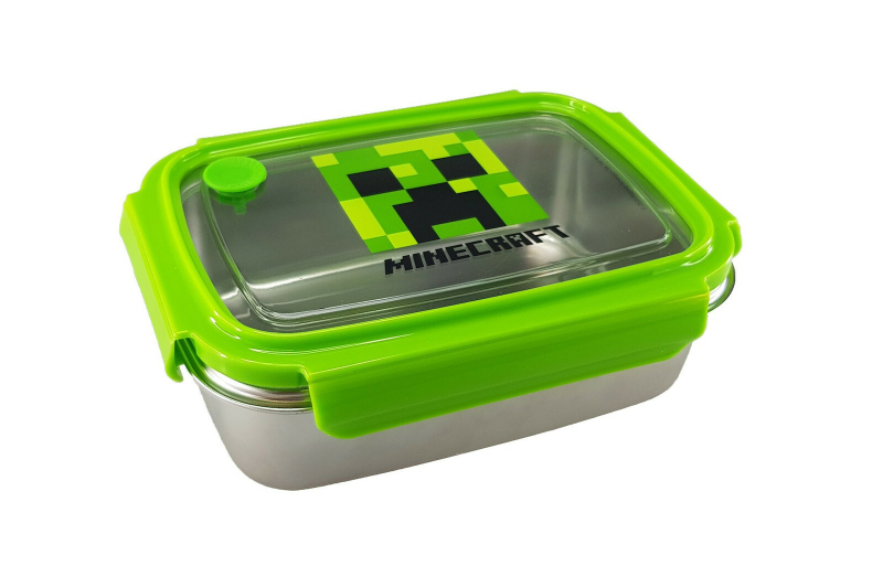 Φαγητοδοχείο ανοξείδωτο Minecraft 1020ml