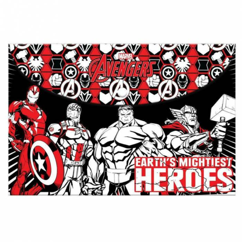 Φάκελος κουμπί Α4 Avengers