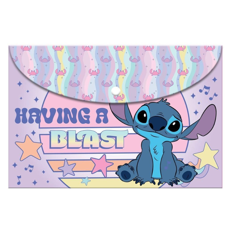 Φάκελος κουμπί A4 Lilo & Stitch