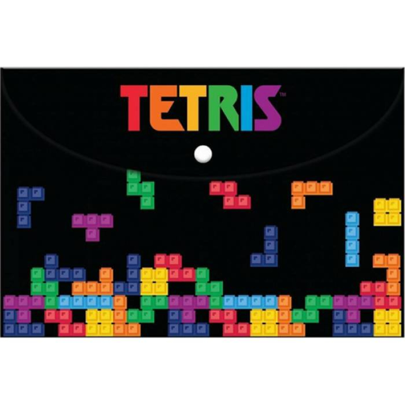 Φάκελος κουμπί Α4 Tetris 0504040