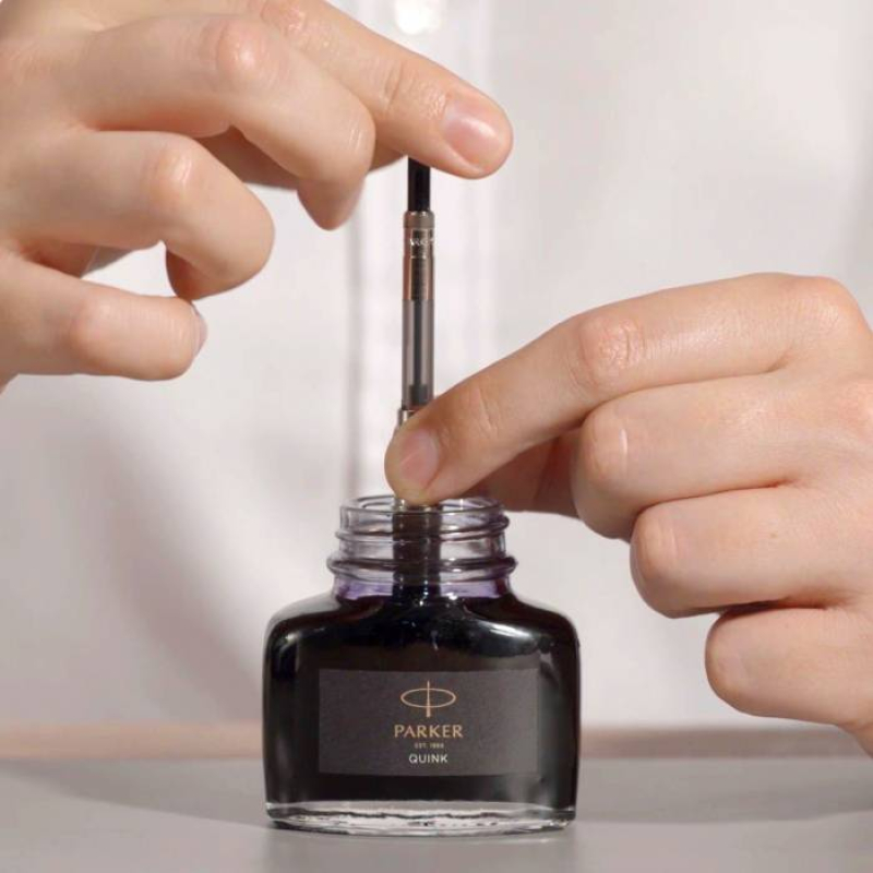 Φιάλη Μελάνης Parker Quink για πένα μαύρη 57ml