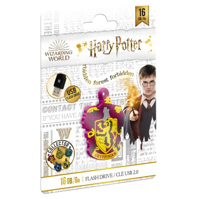 Flash USB 2.0 Drive Emtec Harry Potter Collector Gryffindor 16GB