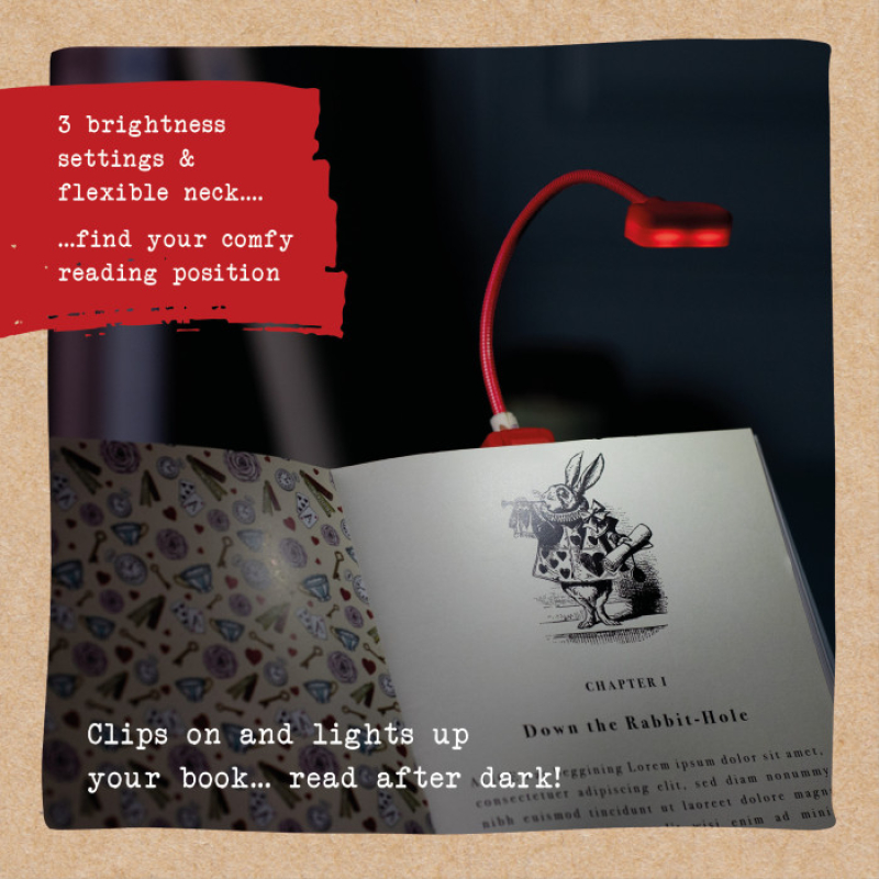 Φωτάκι Ανάγνωσης if Alice book lover's