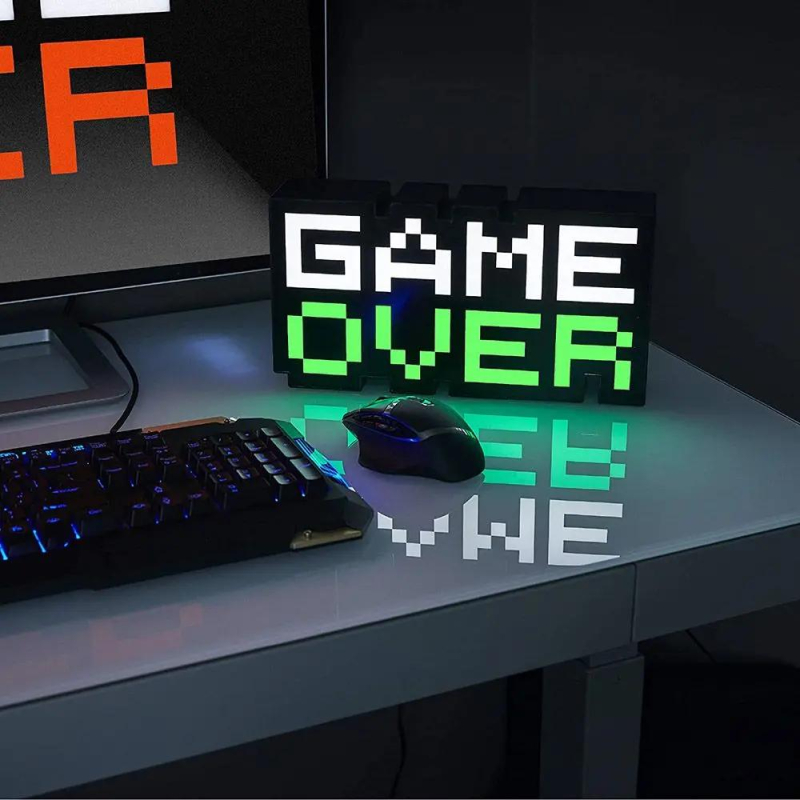 Φωτιστικό Game Over φορητό με ήχο