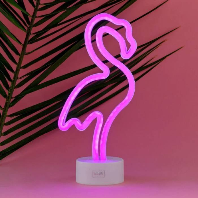 Φωτιστικό Legami Neon effect led lamp Flamingo