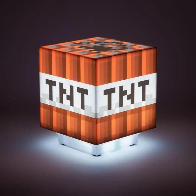 Φωτιστικό Minecraft TNT με ήχο