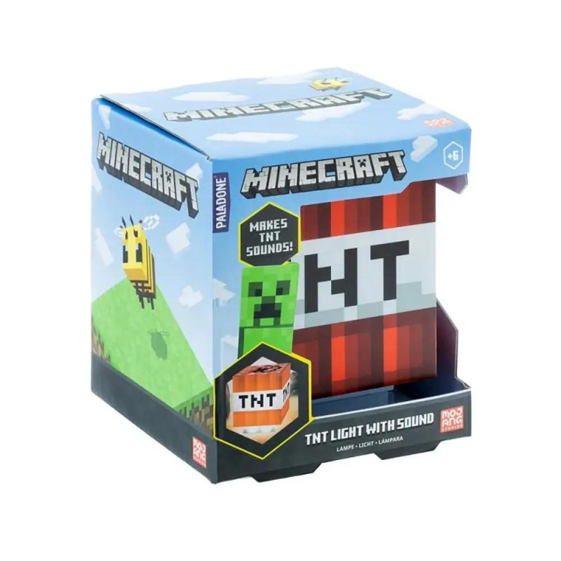 Φωτιστικό Minecraft TNT με ήχο