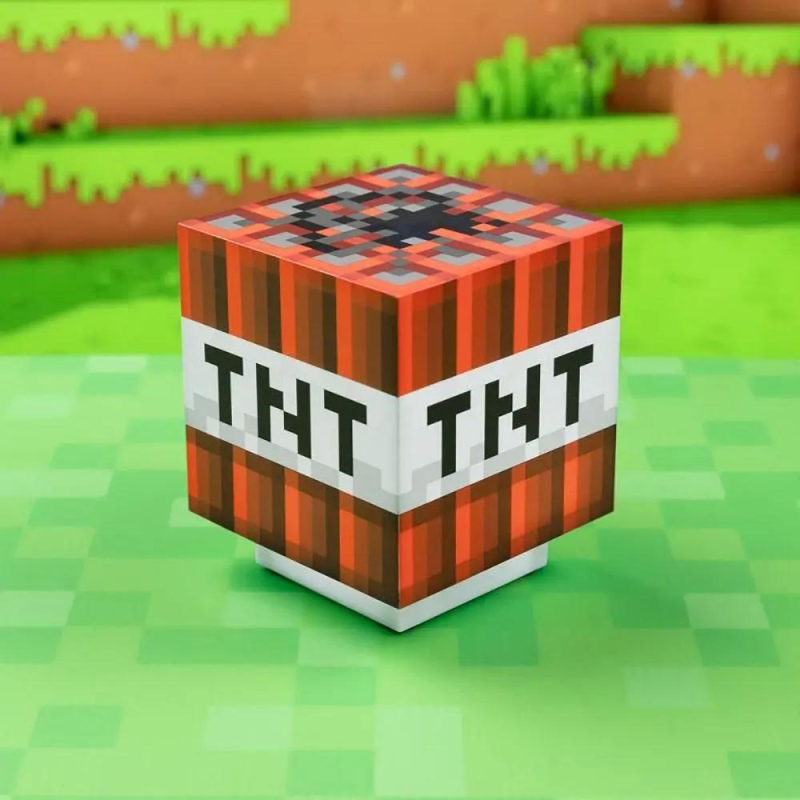 Φωτιστικό Minecraft TNT με ήχο