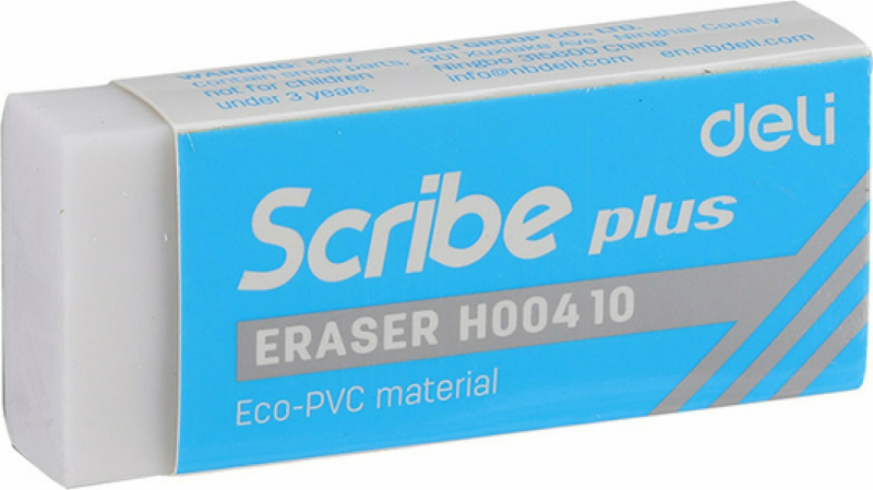 Γόμα Deli Scribe Plus λευκή