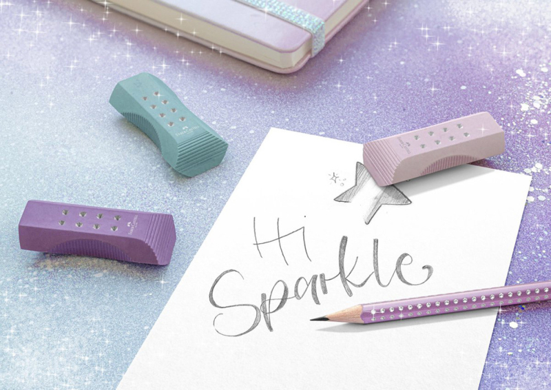 Γόμα Faber Castell Roll On Sparkle Cosmic (διάφορα χρώματα)