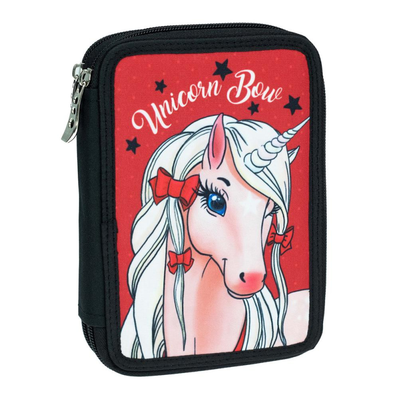 Κασετίνα BMU Διπλή Τετράγωνη Γεμάτη Unicorn Bow