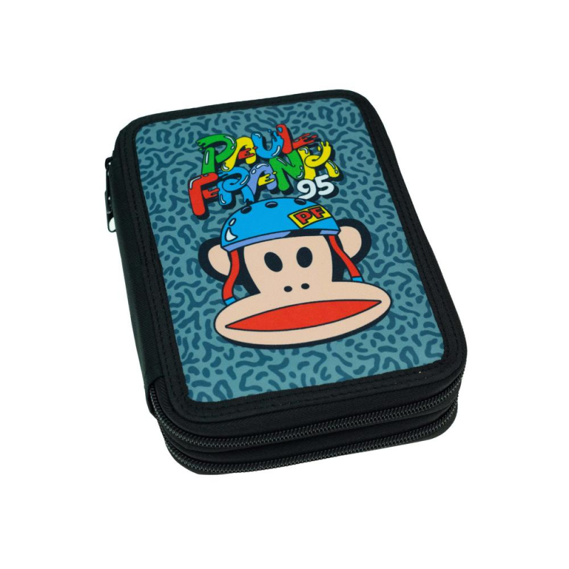Κασετίνα BMU Paul Frank Διπλή Τετράγωνη Γεμάτη Skate