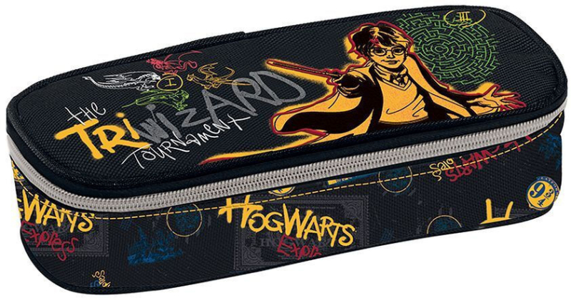 Κασετίνα Harry Potter οβάλ   μαύρη