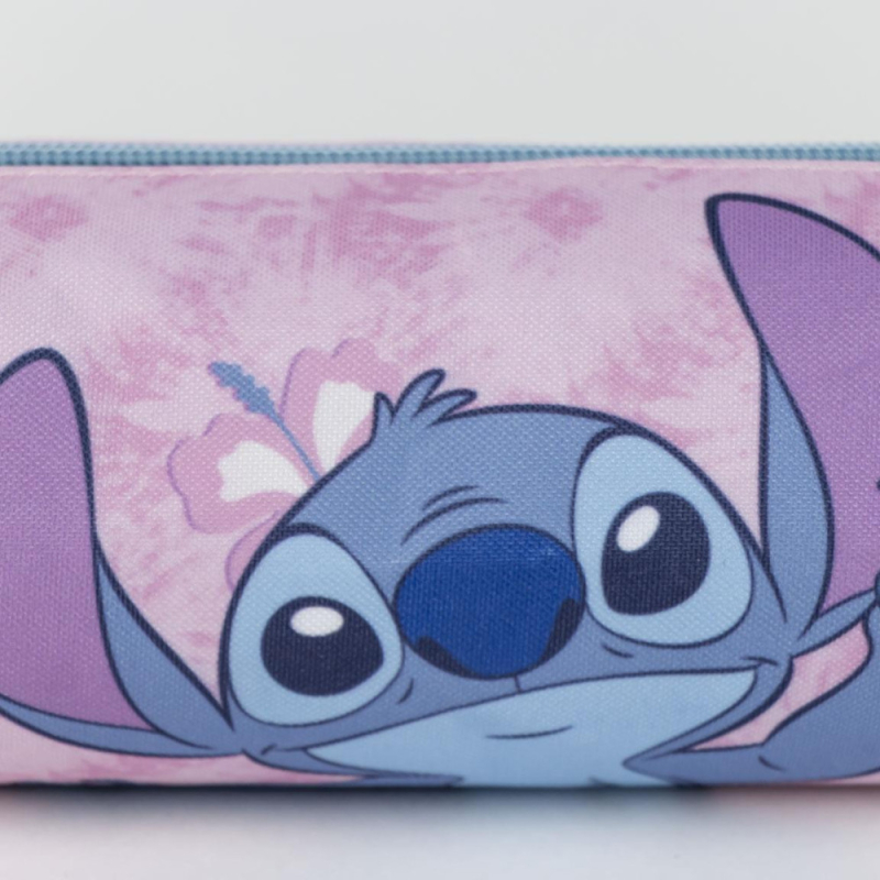 Κασετίνα Lilo and Stitch Hibiscus ροζ