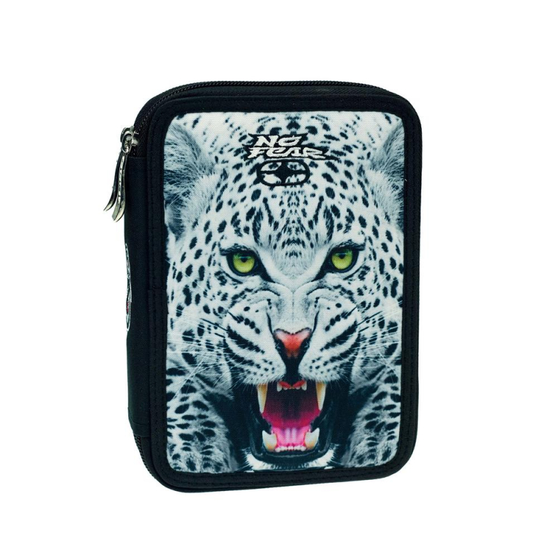 Κασετίνα No Fear Διπλή Τετράγωνη Γεμάτη Jaguar