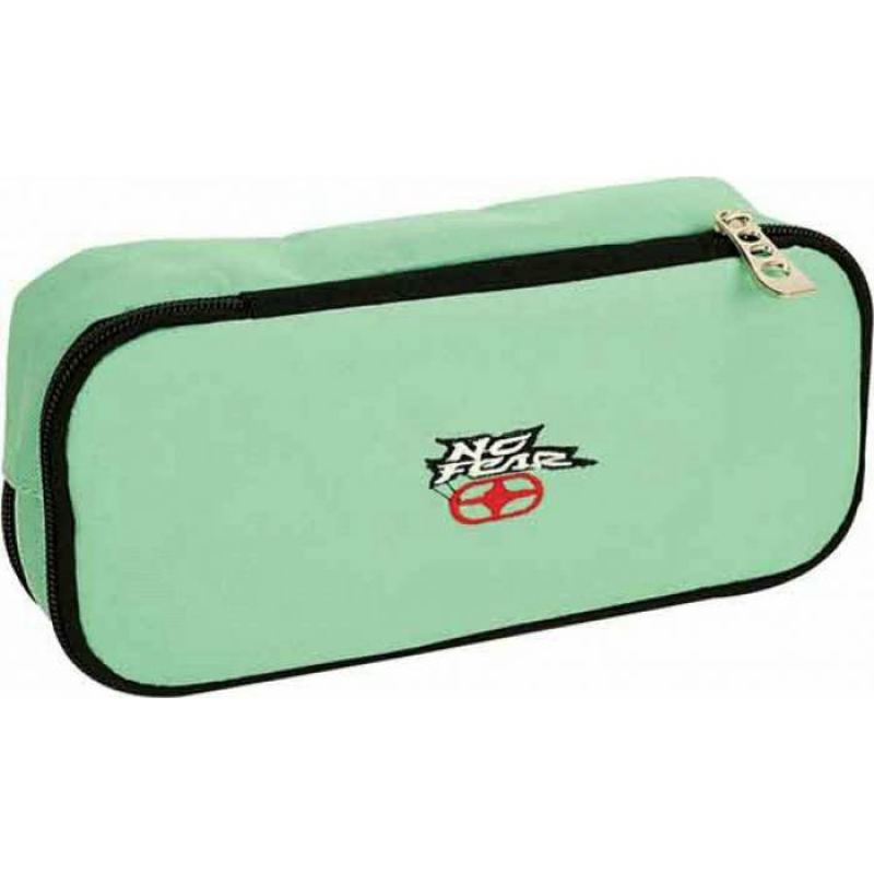 Κασετίνα Οβάλ Βαρελάκι No Fear Light Green 347-35141