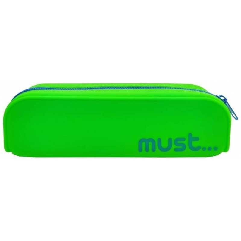 Κασετίνα σιλικόνης Must Focus Fluo βαρελάκι 20x5x6cm