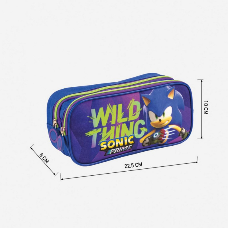 Κασετίνα Sonic Prime διπλή   Wild thing