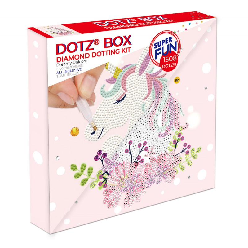 Κατασκευή ψηφιδωτό Diamond dotz Μονόκερος 22X22cm