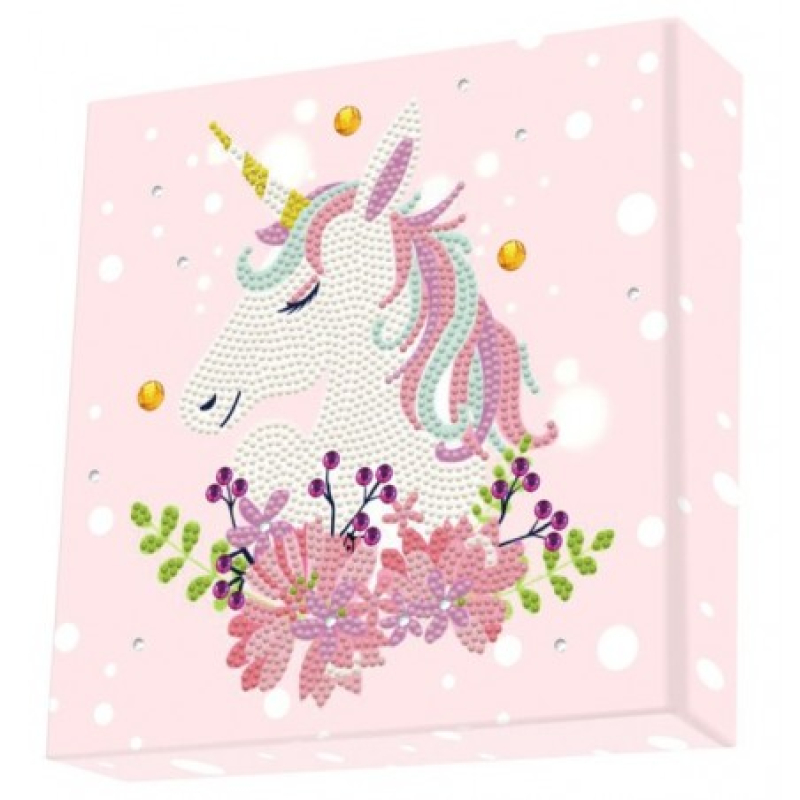 Κατασκευή ψηφιδωτό Diamond dotz Μονόκερος 22X22cm