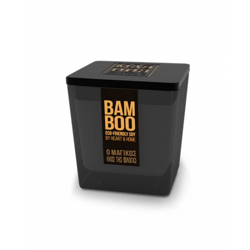 Κερί Bamboo Heart & Home Ο μαγικός ήχος της φλόγας 210gr