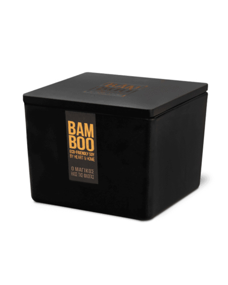 Κερί Bamboo Heart & Home Ο μαγικός ήχος της φλόγας 320gr